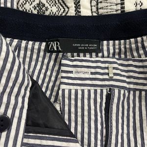 Stripped Zara trousers XS